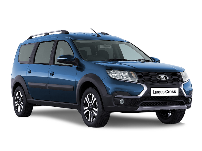 Lada Largus Cross 7 мест Лазурно-синий